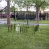 Dog Pens Outdoor 32" Height Foldable16 Panels Heavy Duty Metal Portable Dog Playpen Indoor Anti-Rust Exercise Dog Fence with Doors for Large/Medium/Sm