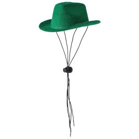 Western Cowboy Style Dogs And Cats Cowboy Pet Hat (Color: Green)