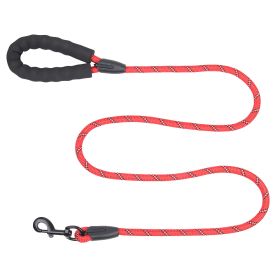 Reflective Multi-color Dog Leash Medium And Large (Option: Red-1.5Mx1.0CM)