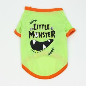 Cartoon Printed Dog T-shirt (Option: Big Mouth Monster-XS)