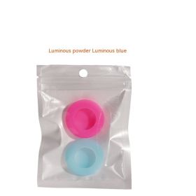 Silicone Tracker Pet Collar Anti-lost Locator Protective Shell (Option: Luminous Powder Blue-M)